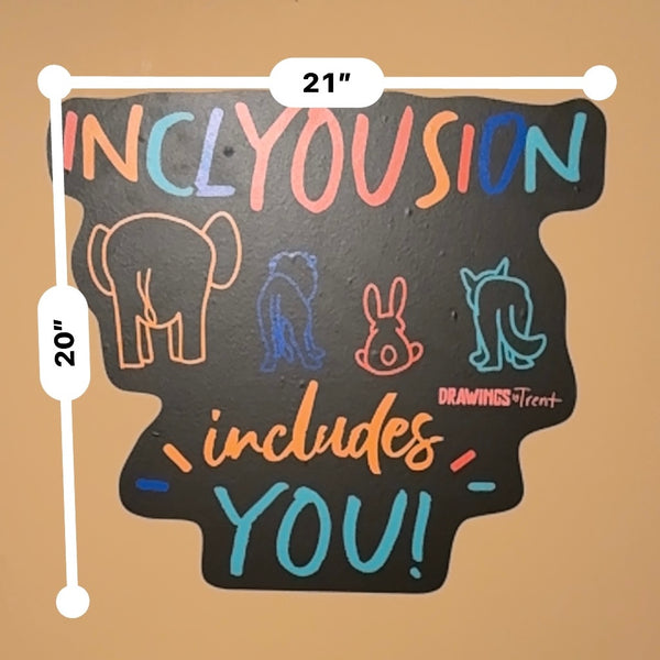 InclYOUsion Vinyl Wall Decal