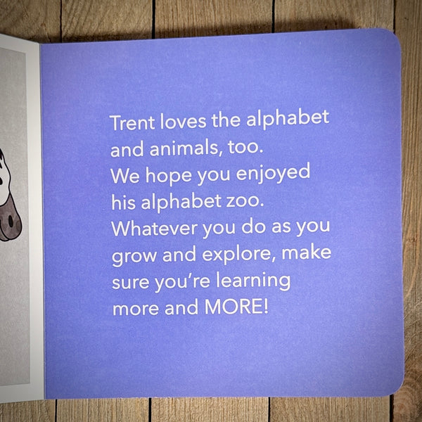 Trent's Alphabet Zoo Board Book