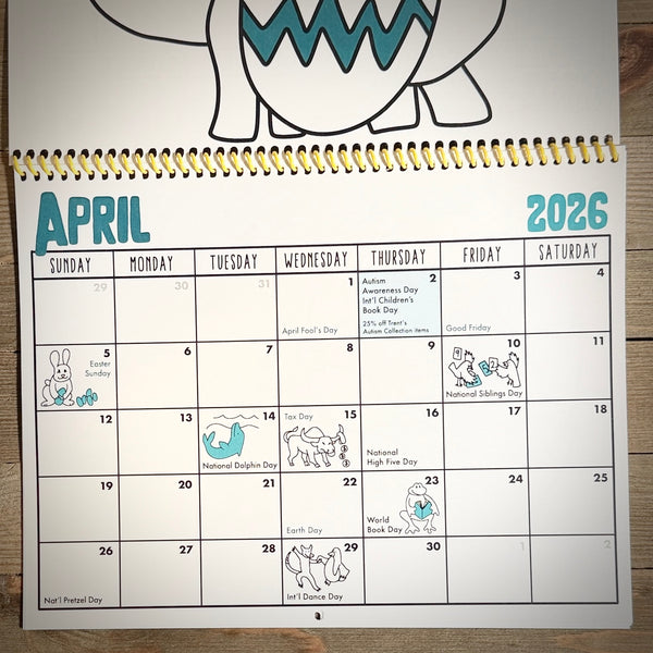 Trent’s 2026 Calendar