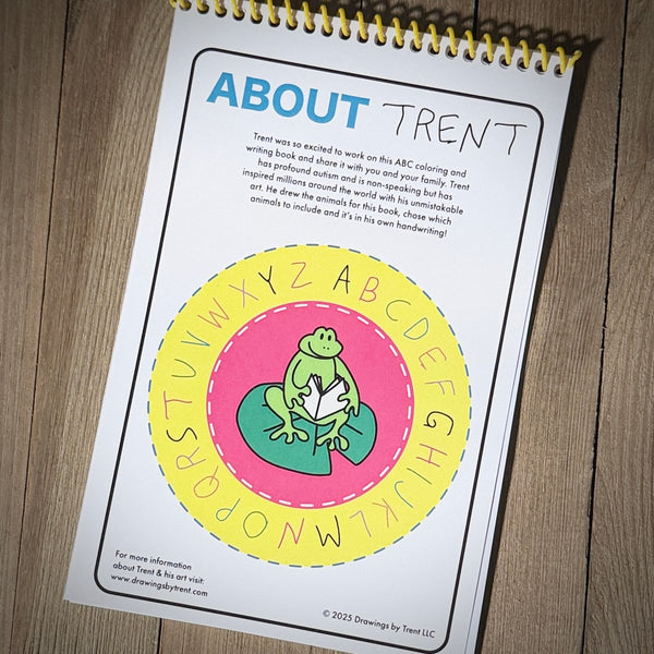 Trent's Alphabet Zoo Companion Coloring Book