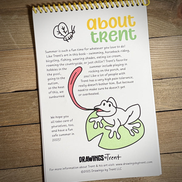 Trent's Super Sweet Summertime Limited Edition Coloring Book