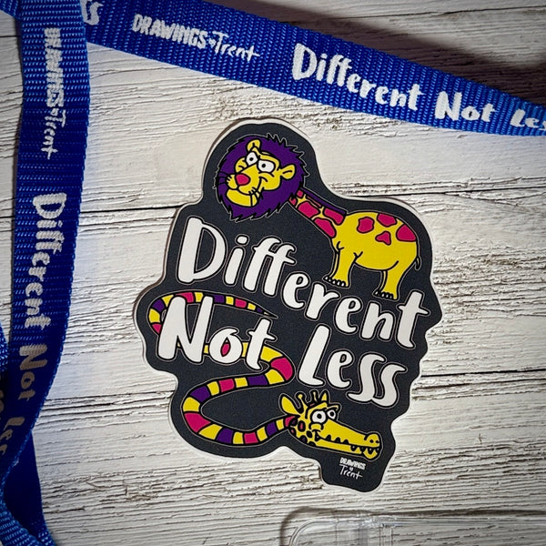 Lanyard & Decal with Vertical ID holder!