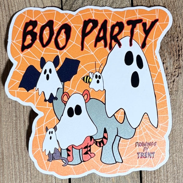 Boo Party Decal