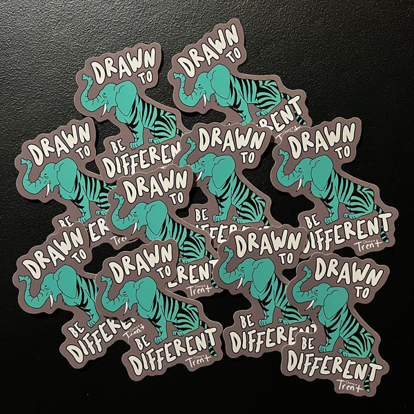 Drawn to be Different Decal
