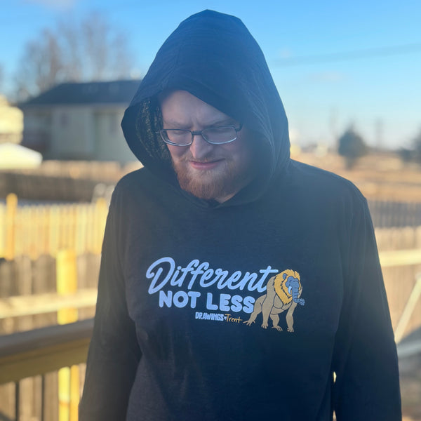 Different Not Less Long sleeve Hoodie Tee