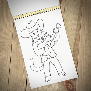 Trent's Wild West Limited Edition Coloring Book