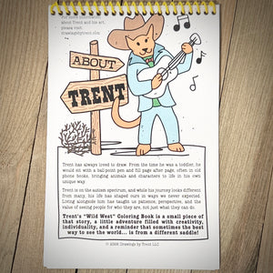 Trent's Wild West Limited Edition Coloring Book
