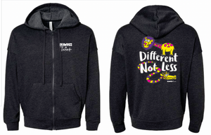 Different Not Less Full-Zip Hoodie