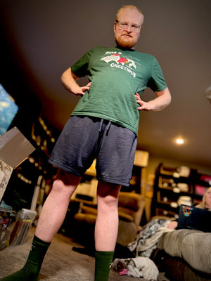 Santa Whale Crew Socks