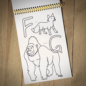 Trent's Alphabet Zoo Companion Coloring Book