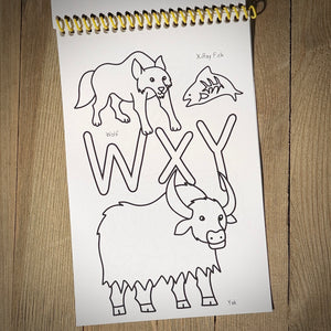 Trent's Alphabet Zoo Companion Coloring Book