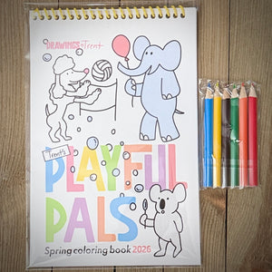 Trent's Playful Pals Limited Edition Coloring Book
