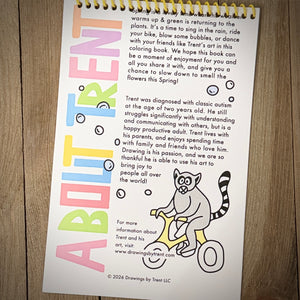 Trent's Playful Pals Limited Edition Coloring Book