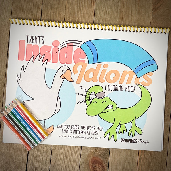 Trent's Inside Idioms Coloring Book Pack