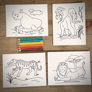 Color it Different (You color!) Cards