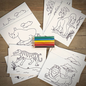 Color it Different (You color!) Cards