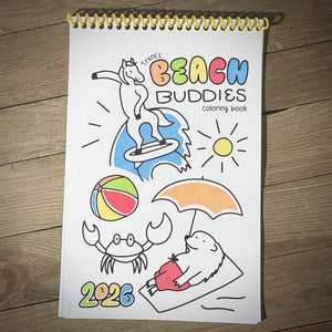 Trent’s Beach Buddies Limited Edition Summer Animal Coloring Book
