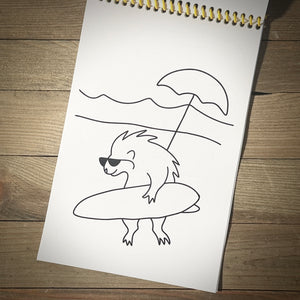 Trent’s Beach Buddies Limited Edition Summer Animal Coloring Book