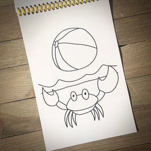 Trent’s Beach Buddies Limited Edition Summer Animal Coloring Book