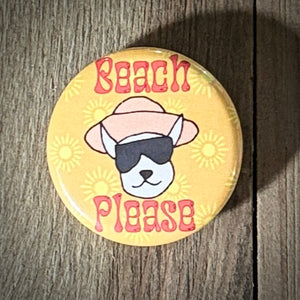 Beach Buddies Pinback Button Pack