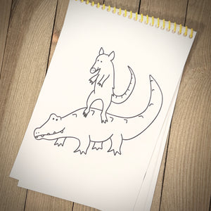 Trent's Got Your Back Coloring Book
