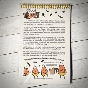 Trent's Trick-or-Treating Halloween Coloring Book