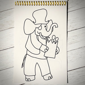 Trent's Trick-or-Treating Halloween Coloring Book