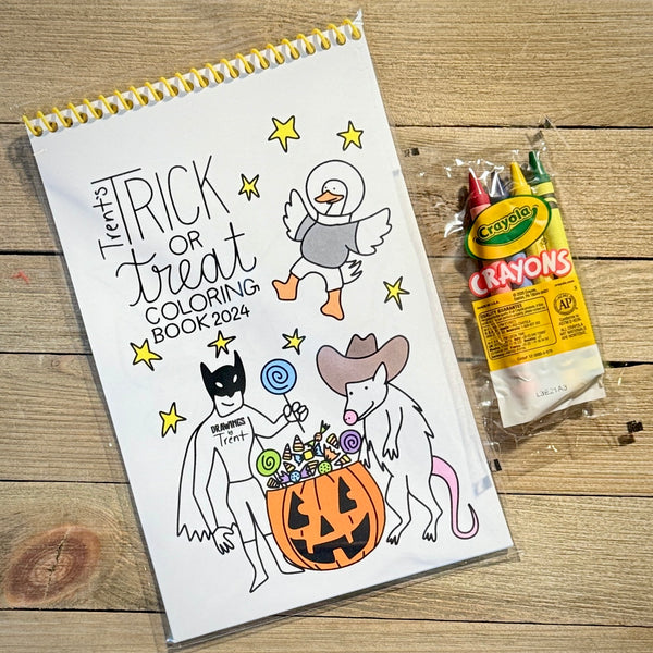 Trent's Trick or Treat Coloring Book