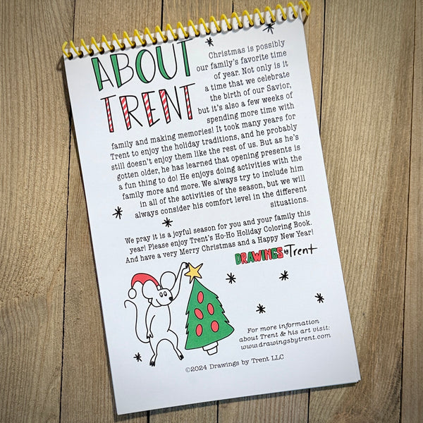 Trent's Ho-Ho Holiday Coloring Book!