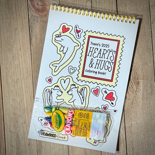 Trent's Hearts & Hugs Limited Edition Coloring Book