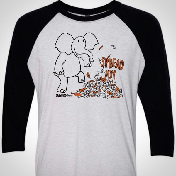 Spread Joy 3/4 Sleeve Raglan Tee