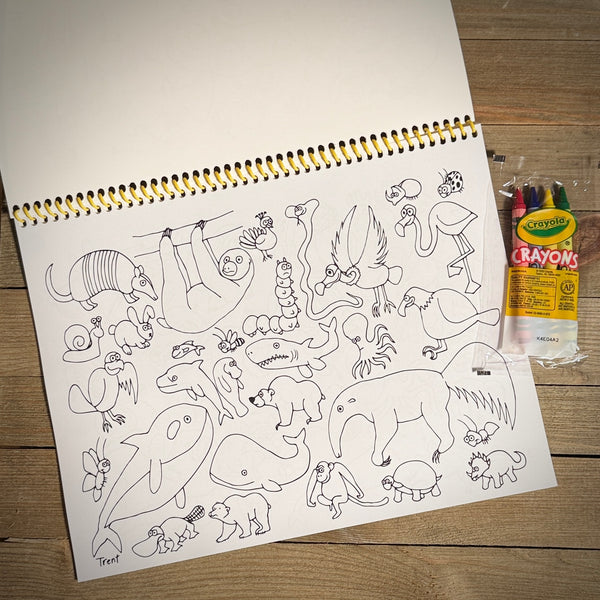 Trent's Motley Menagerie Coloring Book Pack