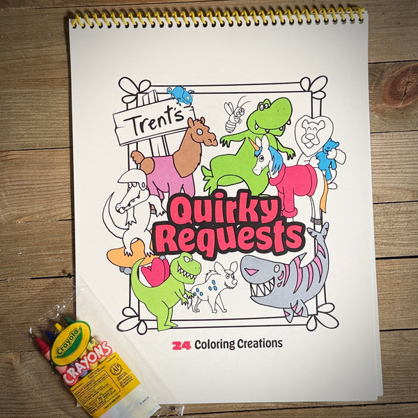 Trent's Quirky Requests Coloring Book Pack