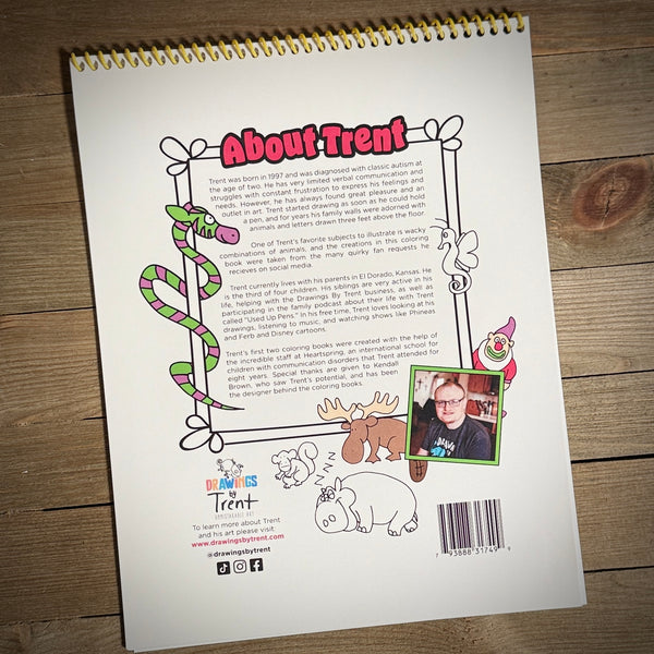 Trent's Quirky Requests Coloring Book Pack