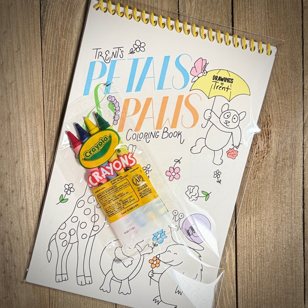 Trent's Petals & Paws Limited Edition Coloring Book