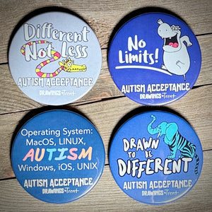 Autism Acceptance Button Pack