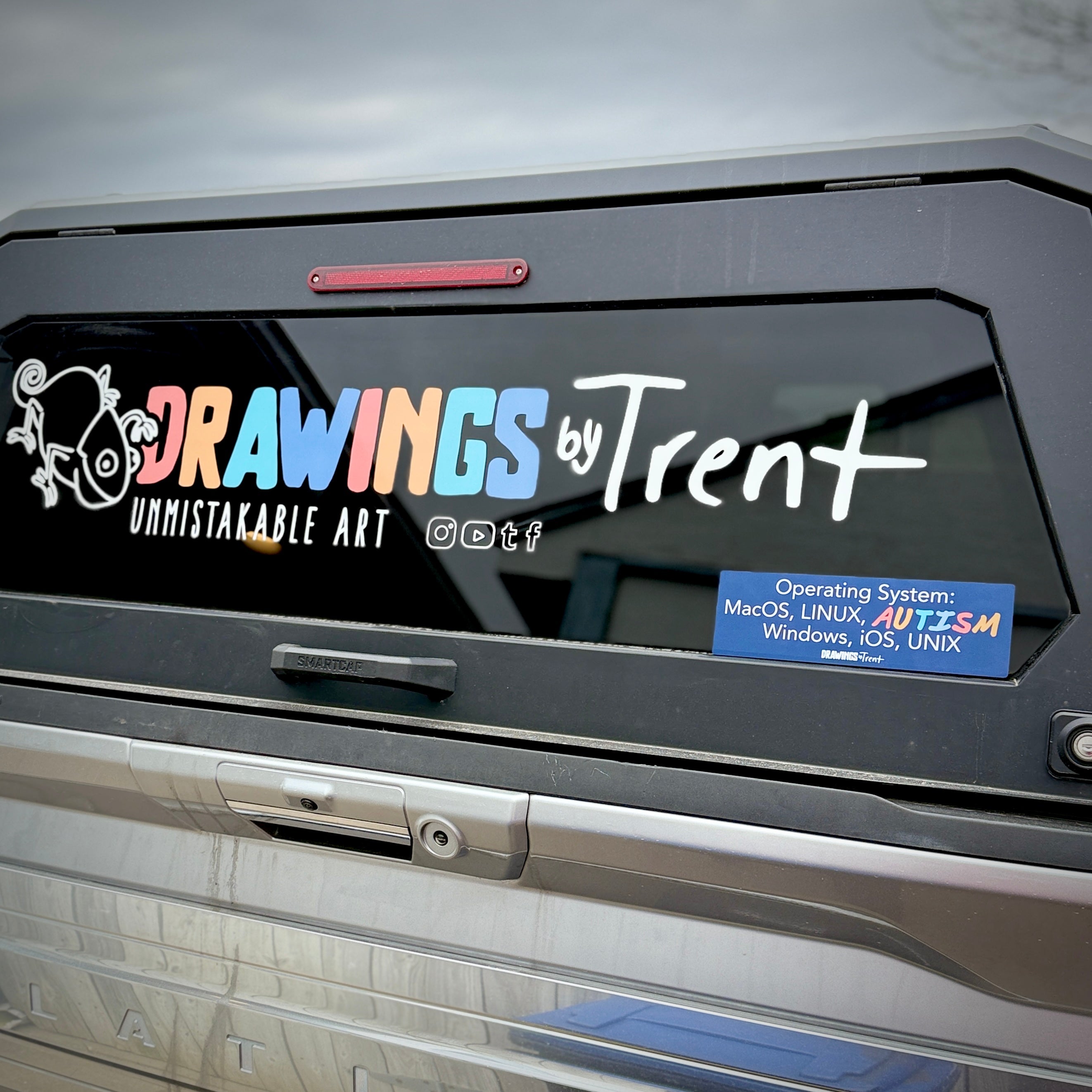 Operating System Sticker Autism Operating System Bumper Sticker – Drawings By Trent