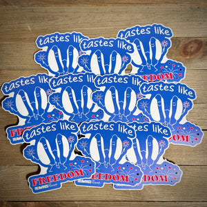 Tastes Like Freedom Decal