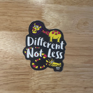 Different Not Less Decal (Original)