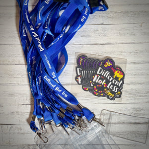 Lanyard & Decal with Vertical ID holder!