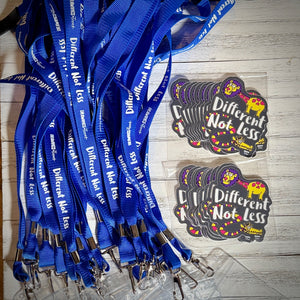 Lanyard & Decal with Vertical ID holder!