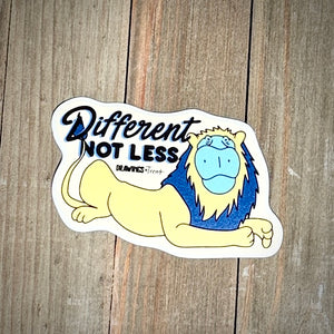Different Not Less Decal - Fred