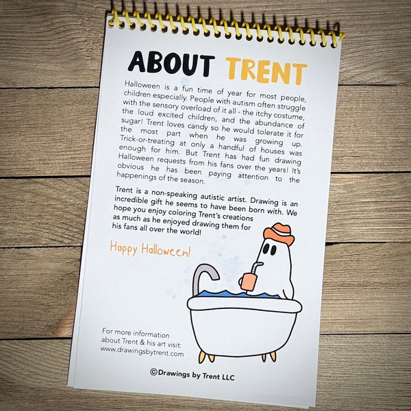 Trent's Happy Haunting Limited Edition Coloring Book