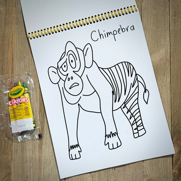 Trent's Jumbled Jungle Coloring Book Pack