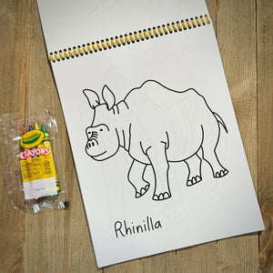 Trent's Jumbled Jungle Coloring Book Pack