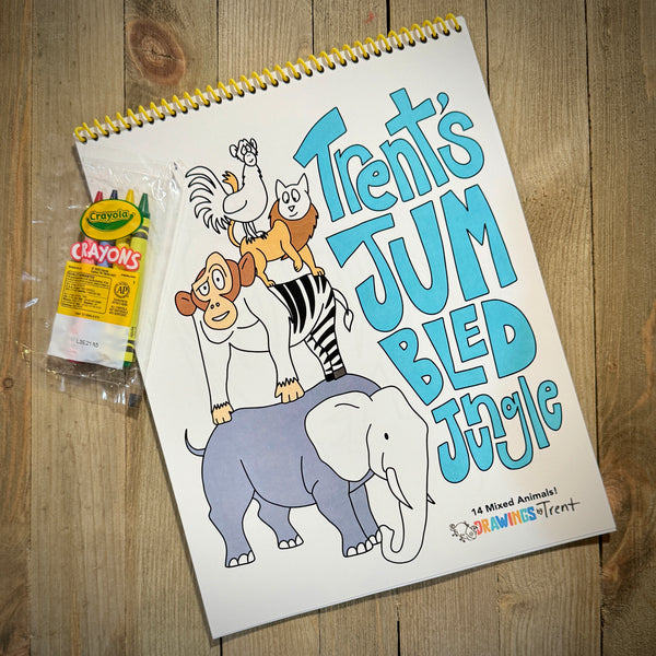 3 Pack Trent's Coloring Books