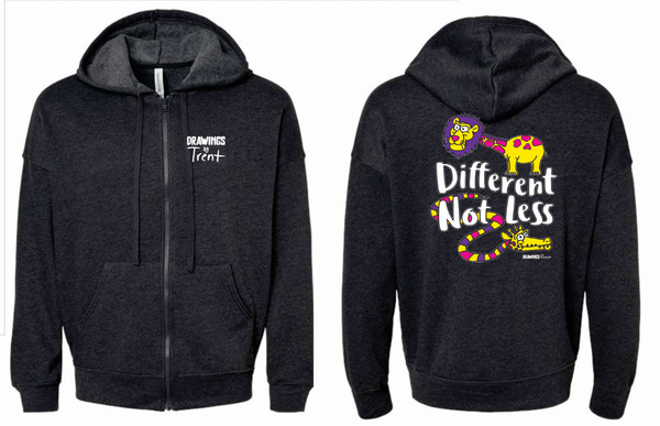 Different Not Less Full-Zip Hoodie