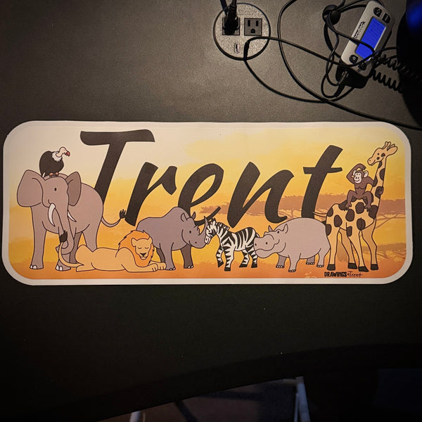 CUSTOM Name Wall Decal