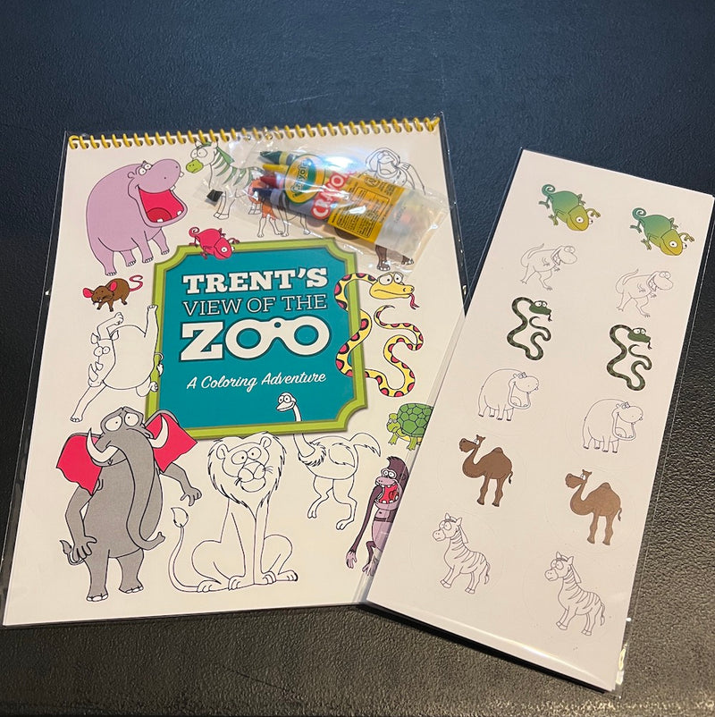 Trent's View of the Zoo Coloring Book Pack