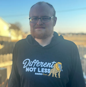 Different Not Less Long sleeve Hoodie Tee